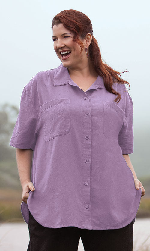 Short Sleeve Oversize Shirt