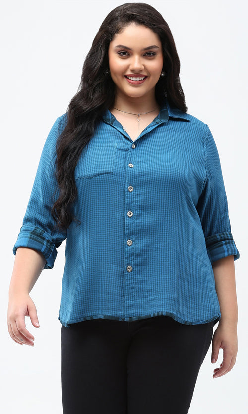 Reversible Plaid Shirt