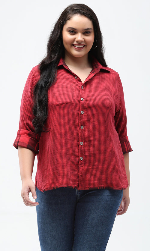 Reversible Plaid Shirt