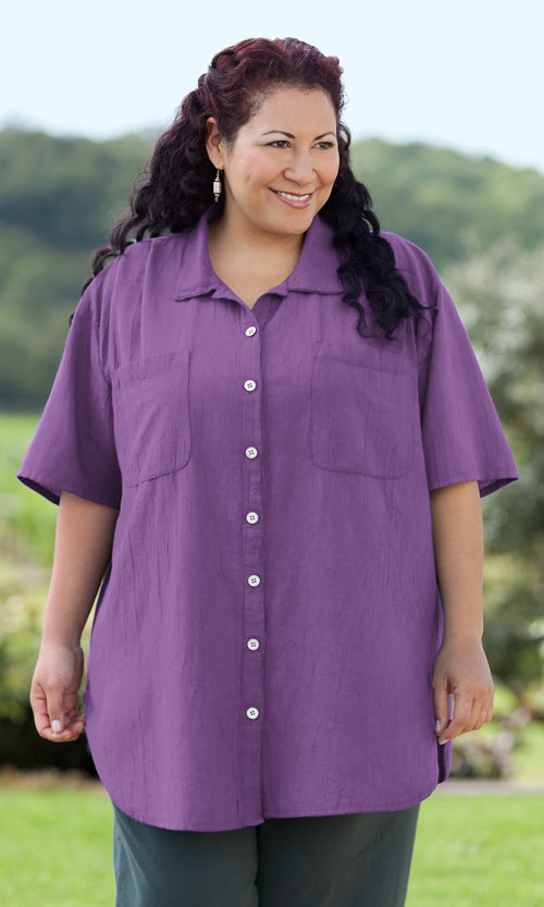 Short Sleeve Oversize Shirt