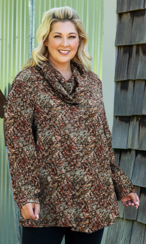 Cowl Long Sleeve Tunic