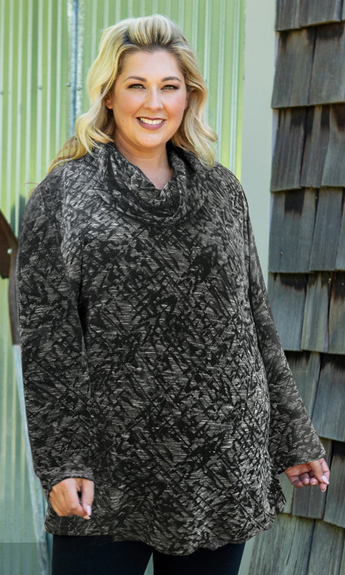 Cowl Long Sleeve Tunic