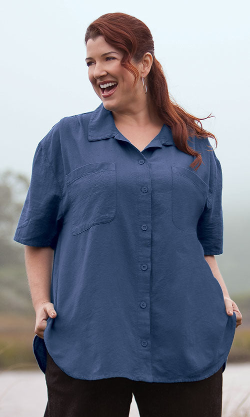 Short Sleeve Oversize Shirt