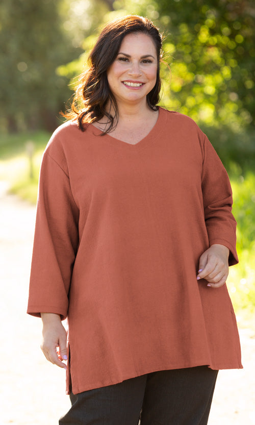Crinkle Cotton Tunic