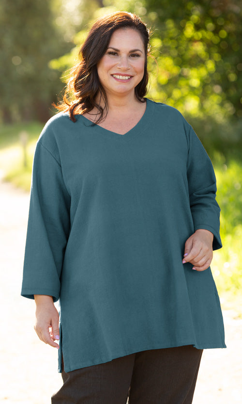 Crinkle Cotton Tunic