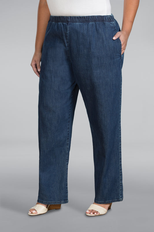 Wide Leg Lightweight Denim