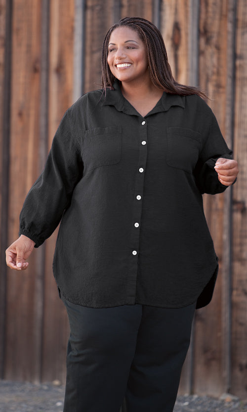 Long Sleeve Oversize Shirt