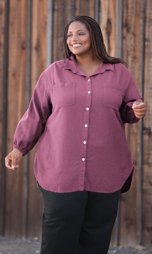 Long Sleeve Oversize Shirt