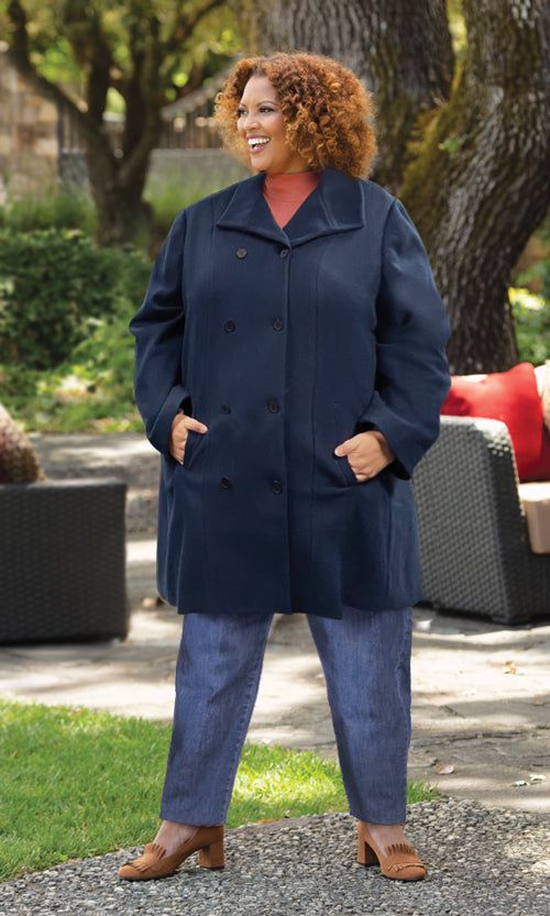 Long Sleeve Peacoat