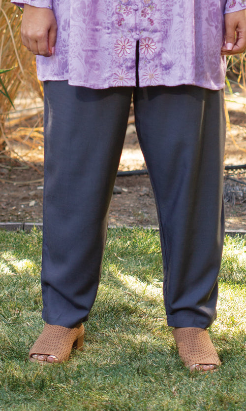 Wide Leg Rayon Pants