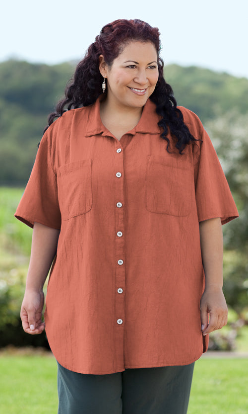 Short Sleeve Oversize Shirt