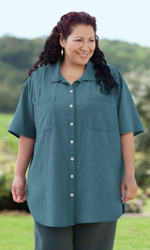 Short Sleeve Oversize Shirt