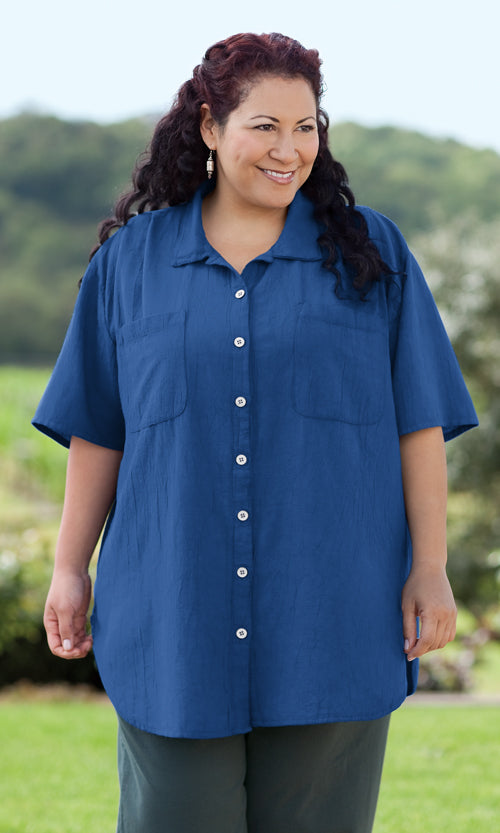 Short Sleeve Oversize Shirt
