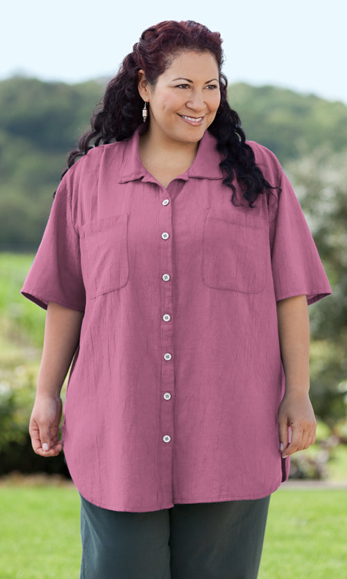 Short Sleeve Oversize Shirt