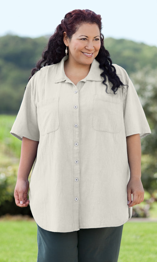 Short Sleeve Oversize Shirt